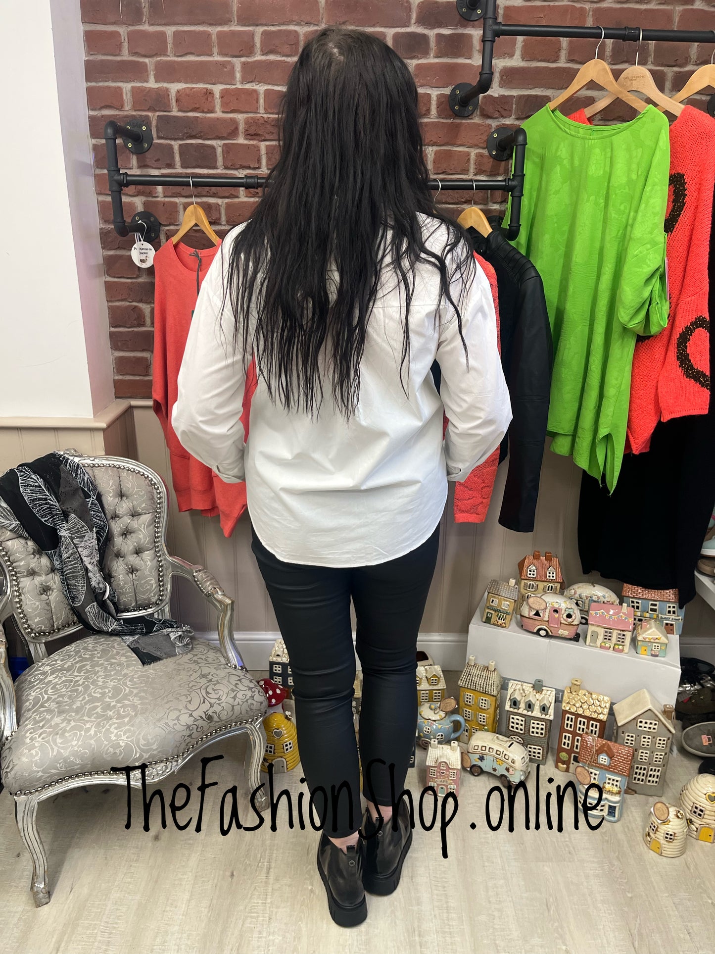 Helen classic white shirt sizes 10-12 and 14-16