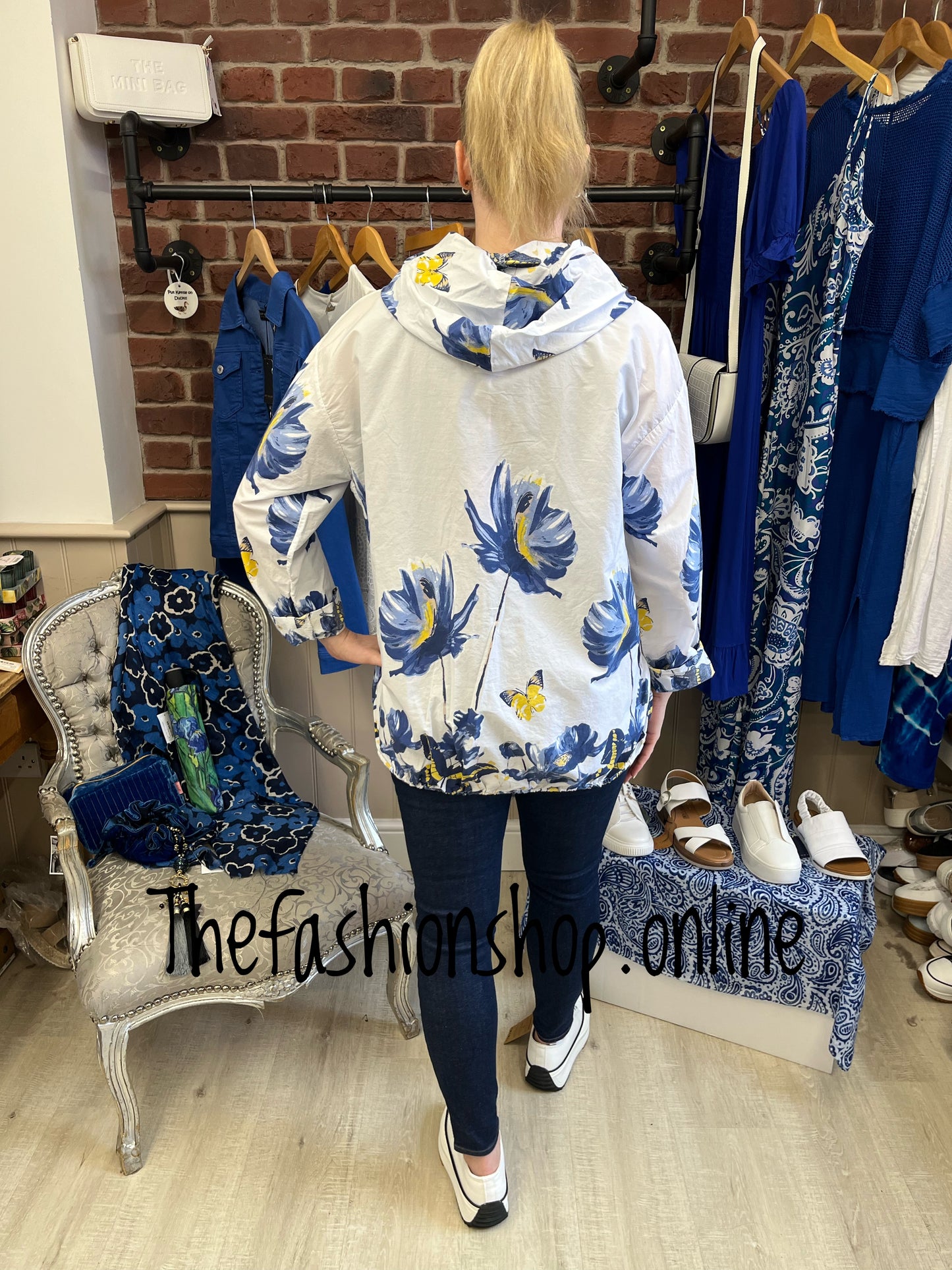 Maisie butterfly lightweight cotton jacket 10-16