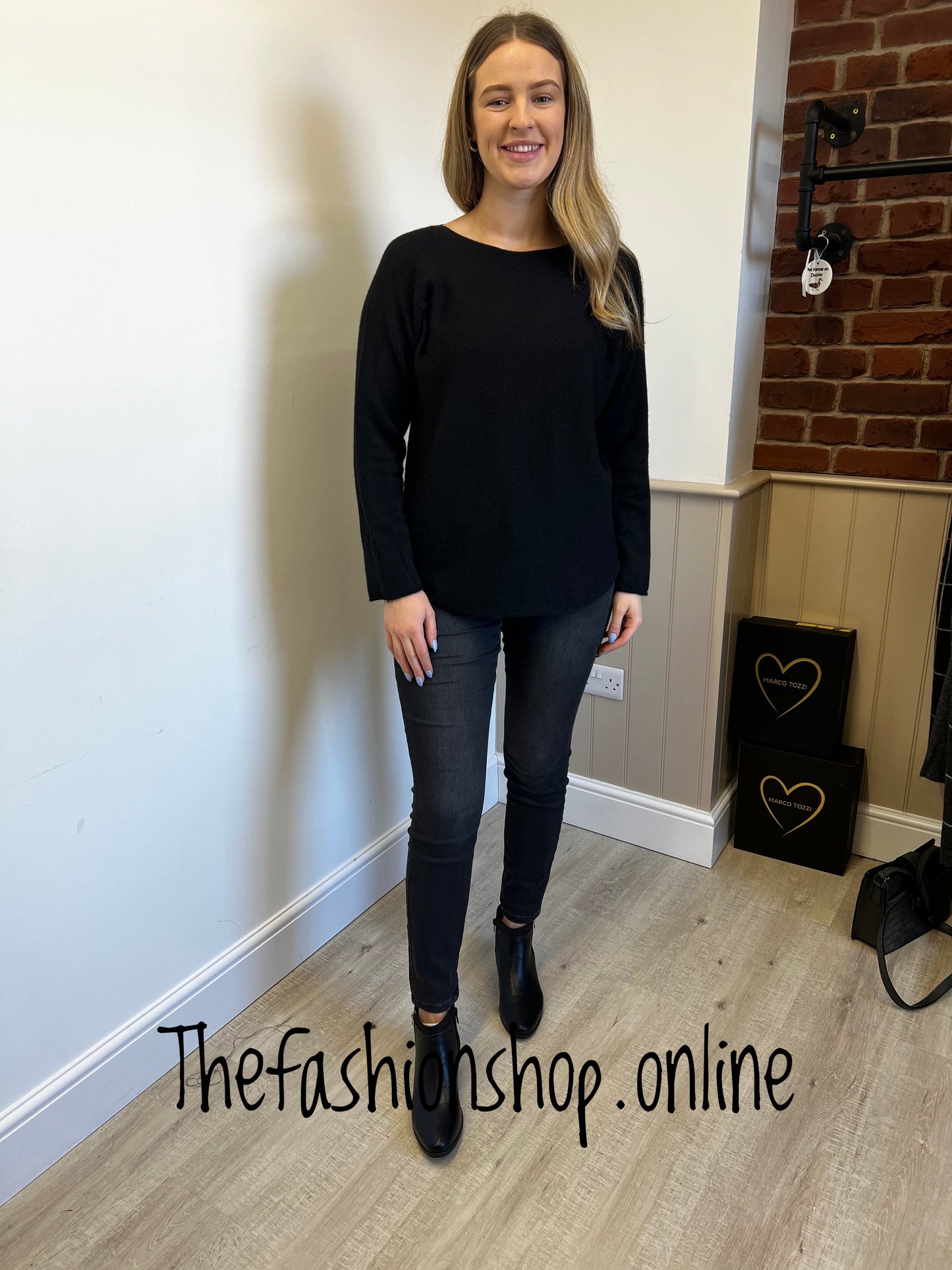Black soft jumper 10-14