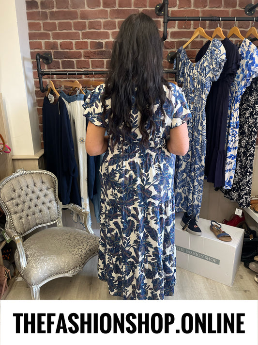 Harmony Midnight Bloom printed Maxi dress 10-18
