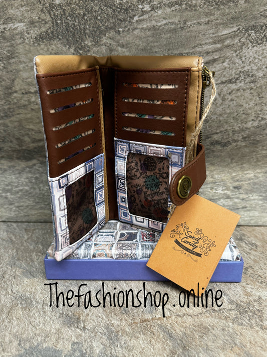 Sweet and Candy Blue soft purse