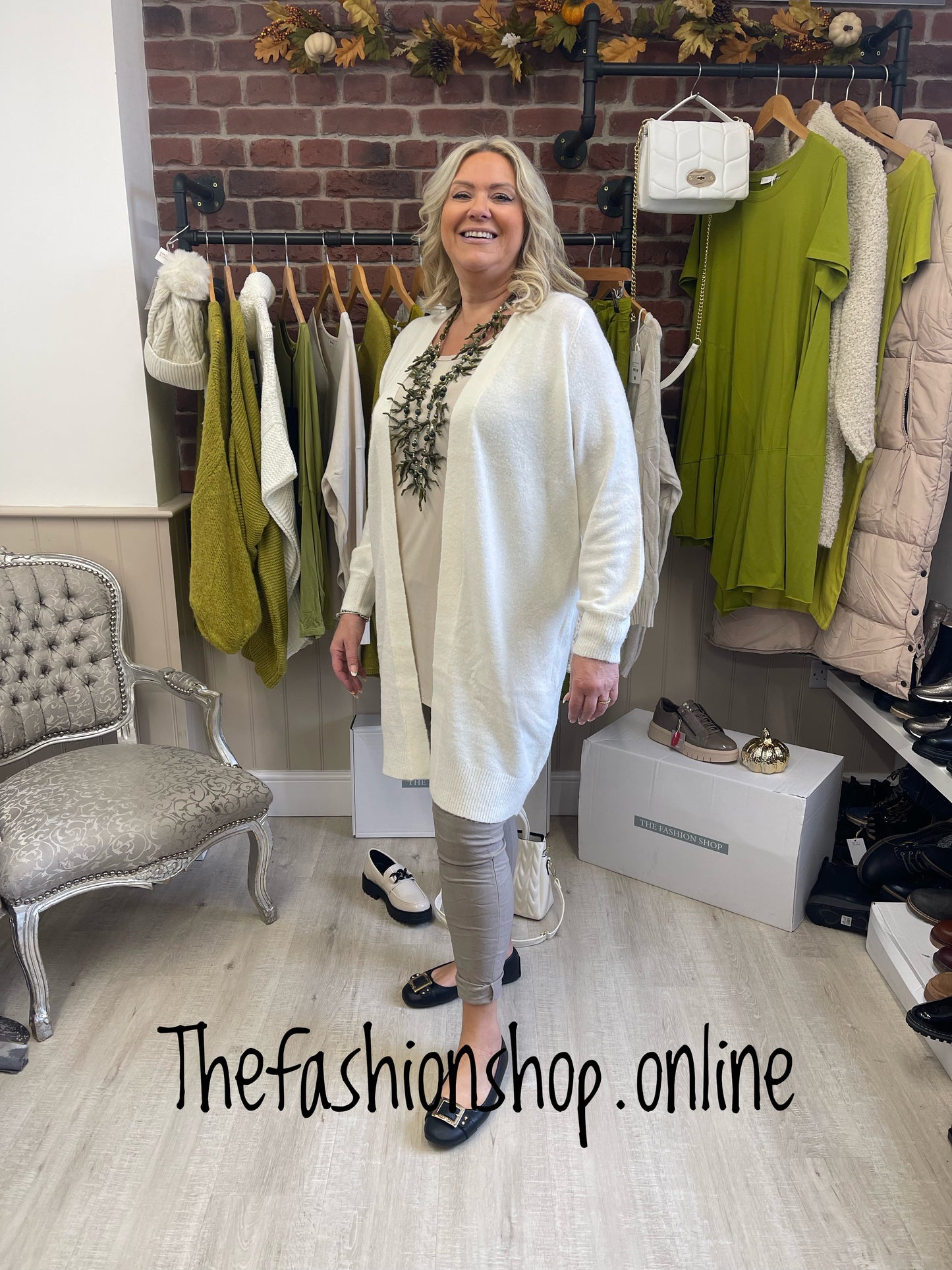 Cream Gypsophila Cardigan sizes 12,14,16.