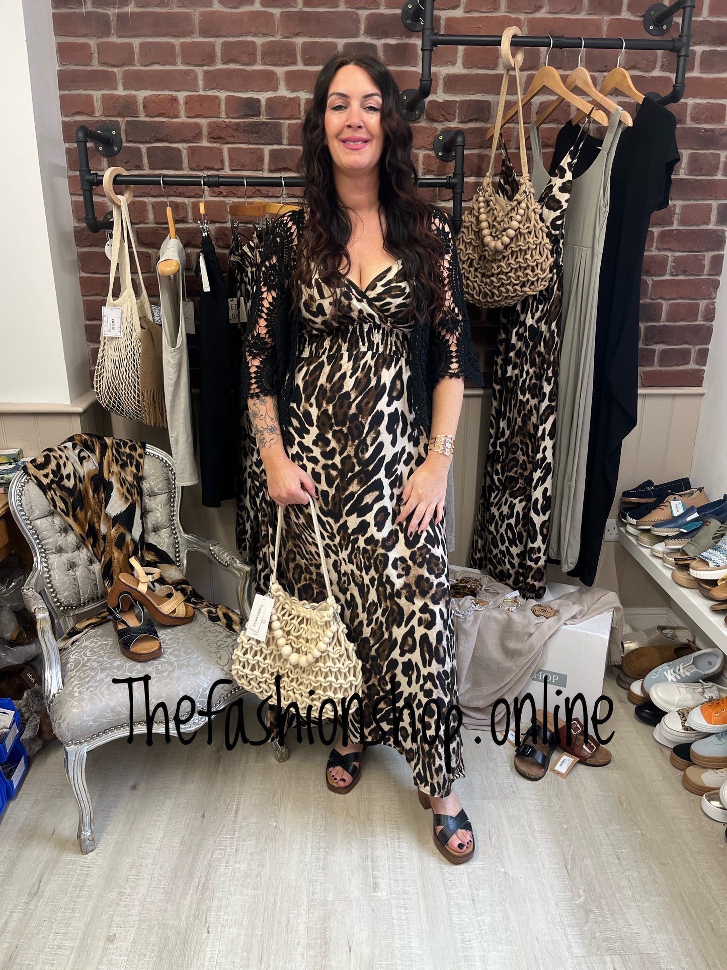 Alice leopard print dress 10, 12 and 14