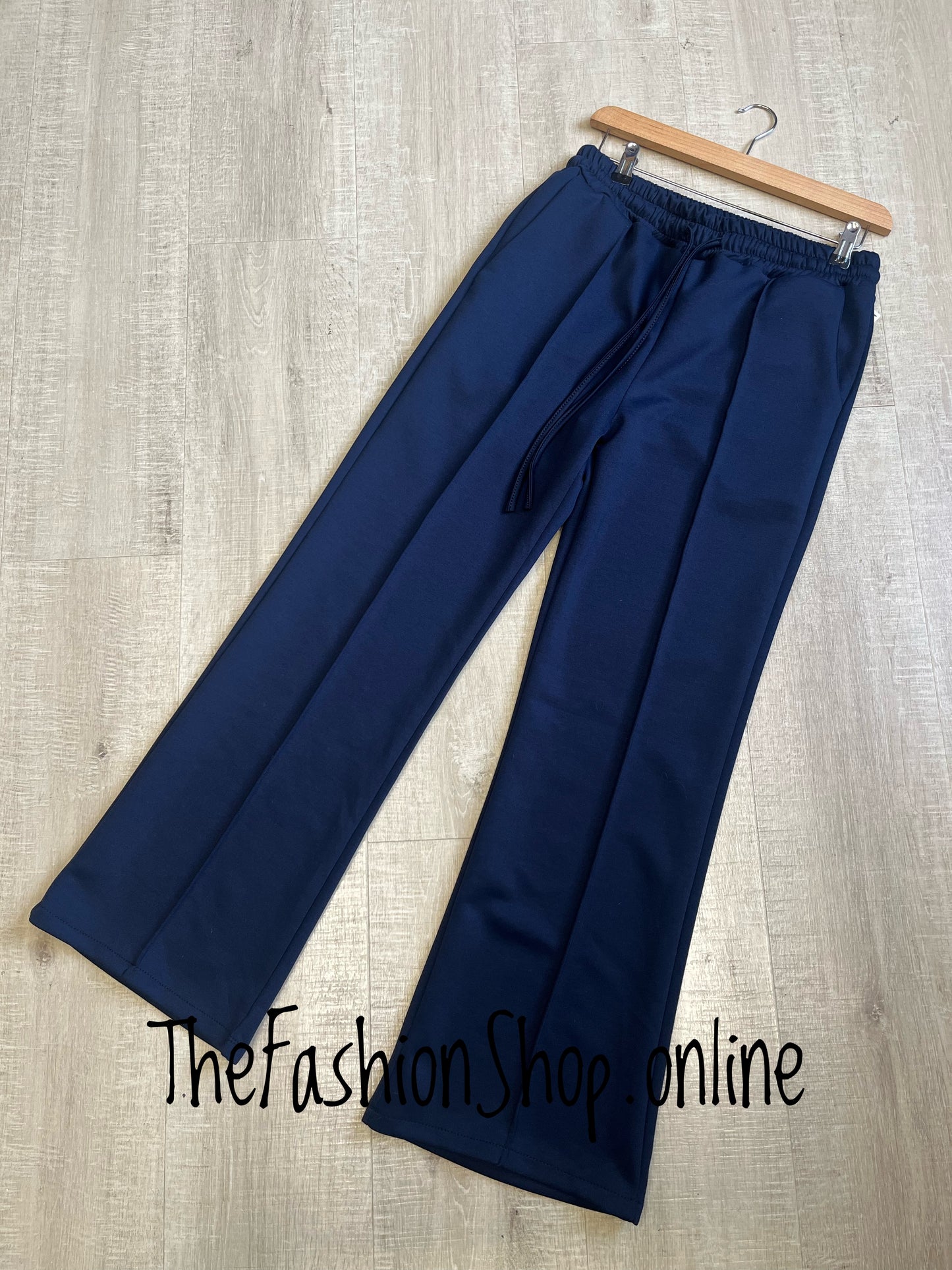 Sasha navy front seam jogger 8-14