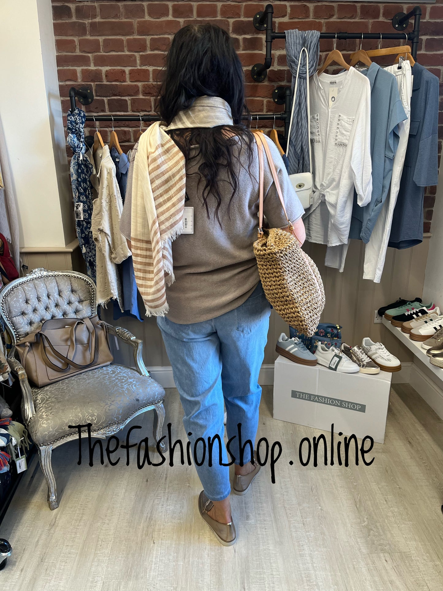 Frankie denim blue trousers 10-18