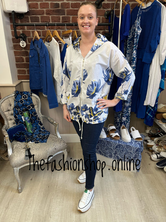 Maisie butterfly lightweight cotton jacket 10-16