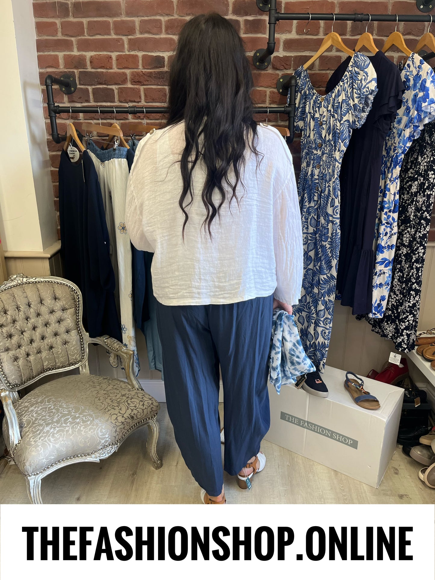 Tamsin white linen military jacket 10-16