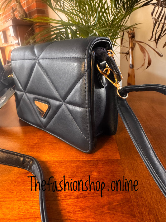 Pixie Quilted Bag in Black