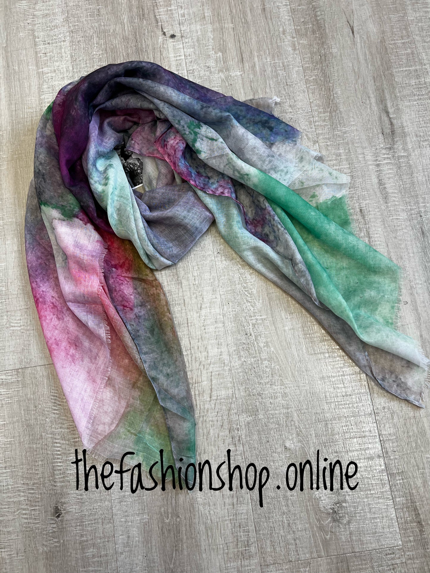 Vibrant colours lightweight scarf