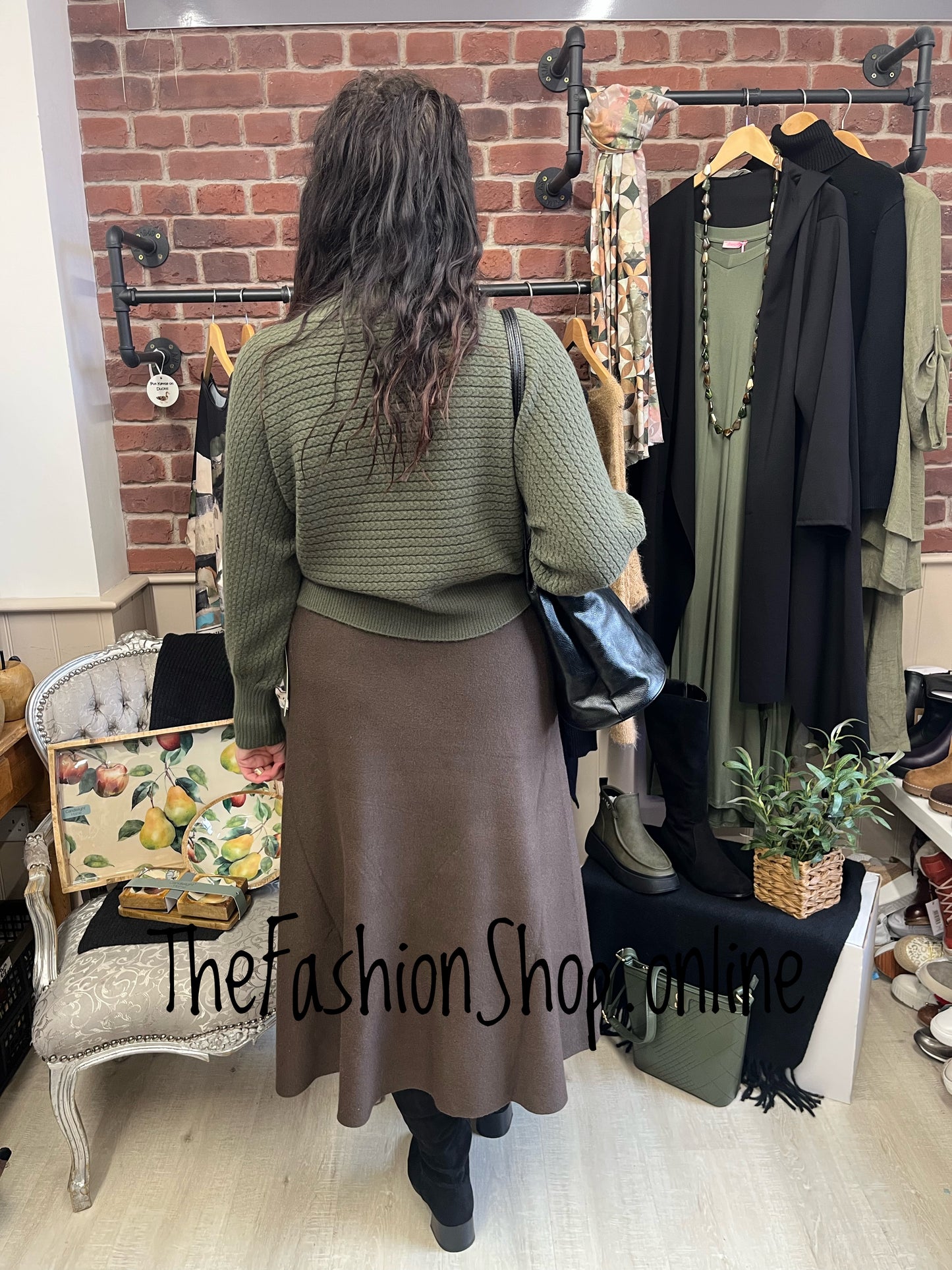 Colette Khaki Green jumper 8-14