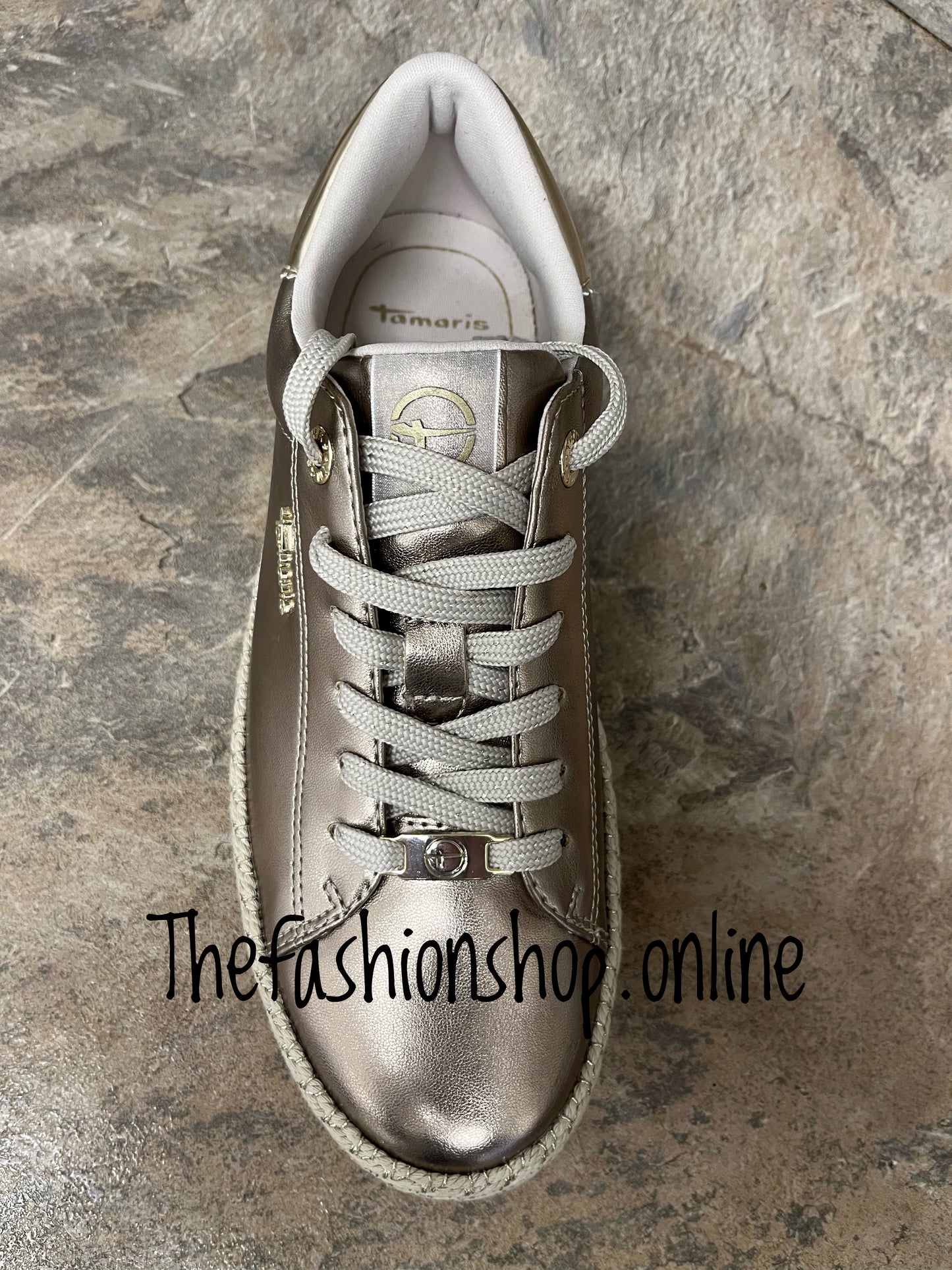 Tamaris gold platform trainers sizes 4-9 (37-42)
