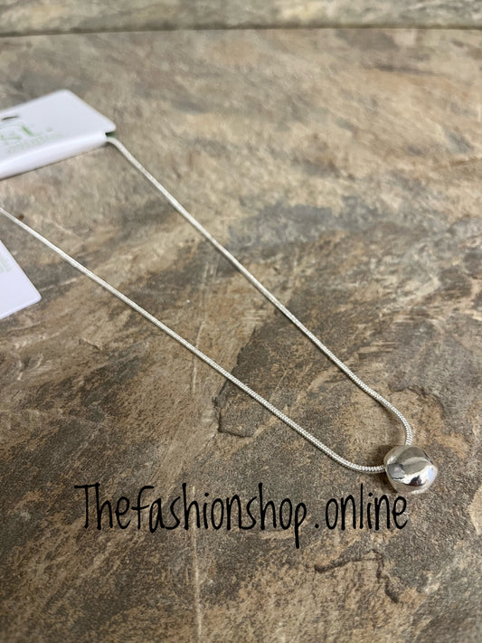 Sarah Tempest silver crystal necklace