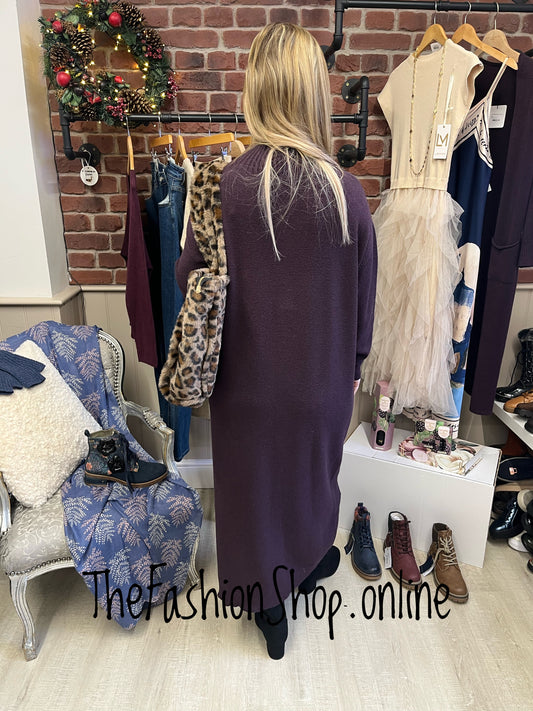 Milan damson turtle neck jumper dress 12-16