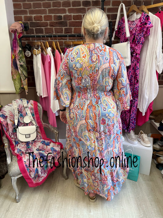 Samantha pastel paisley dress sizes 10-12, 14-16 and 18