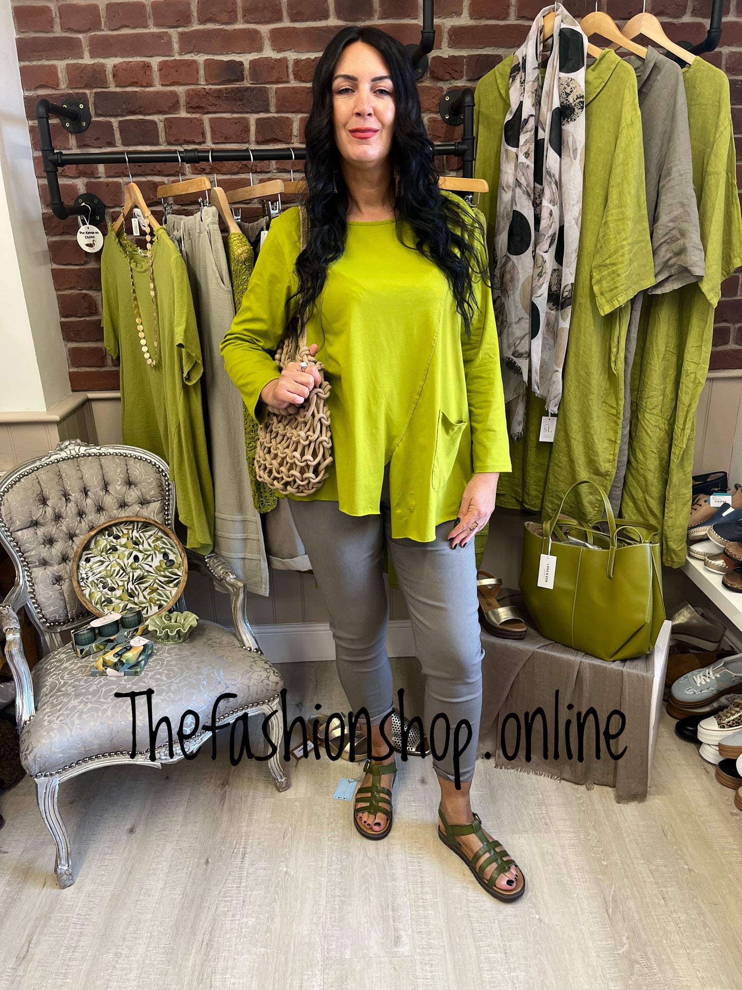 Maya lime pocket top 12-18