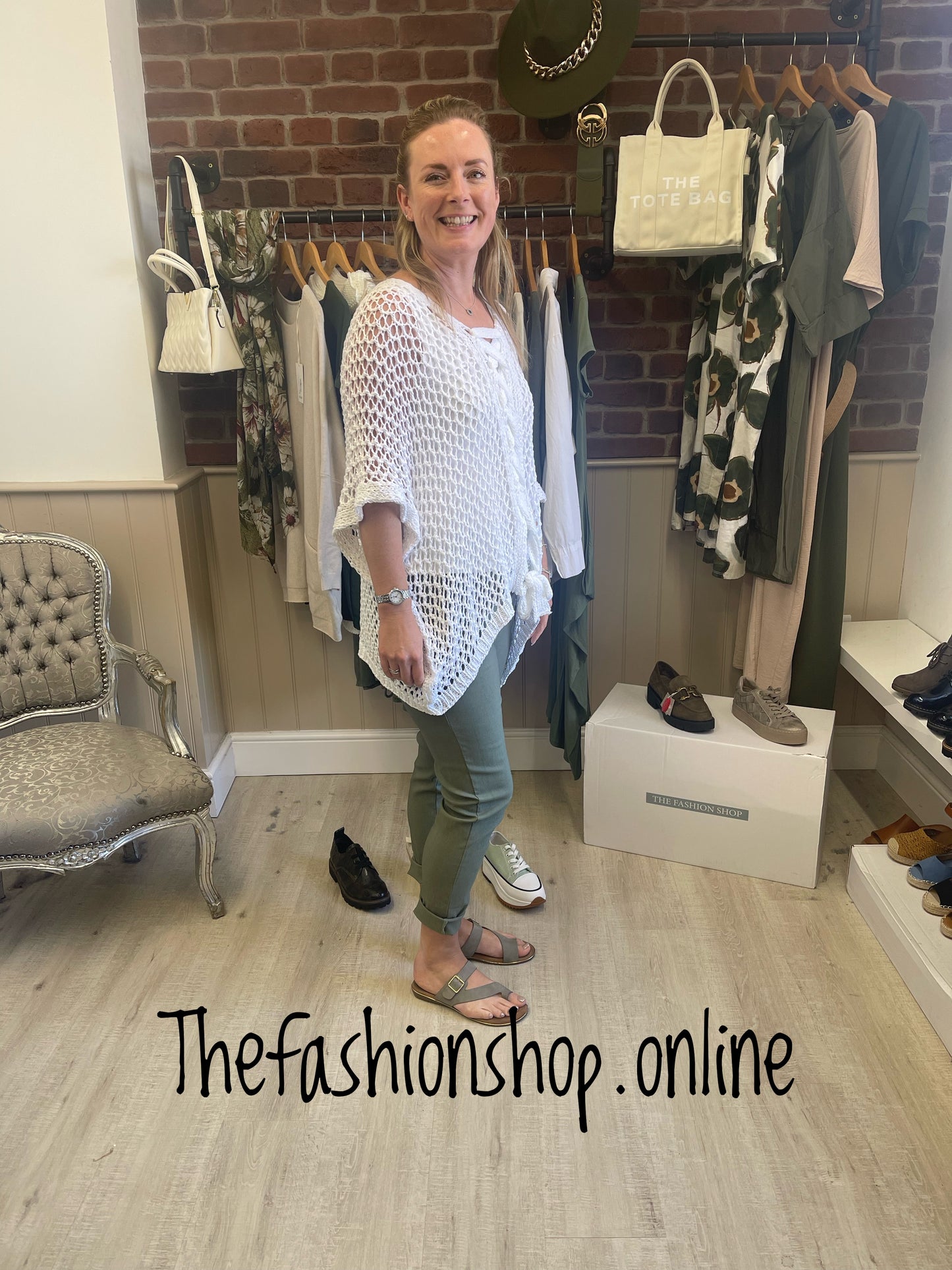 White plaited crochet top 12-22