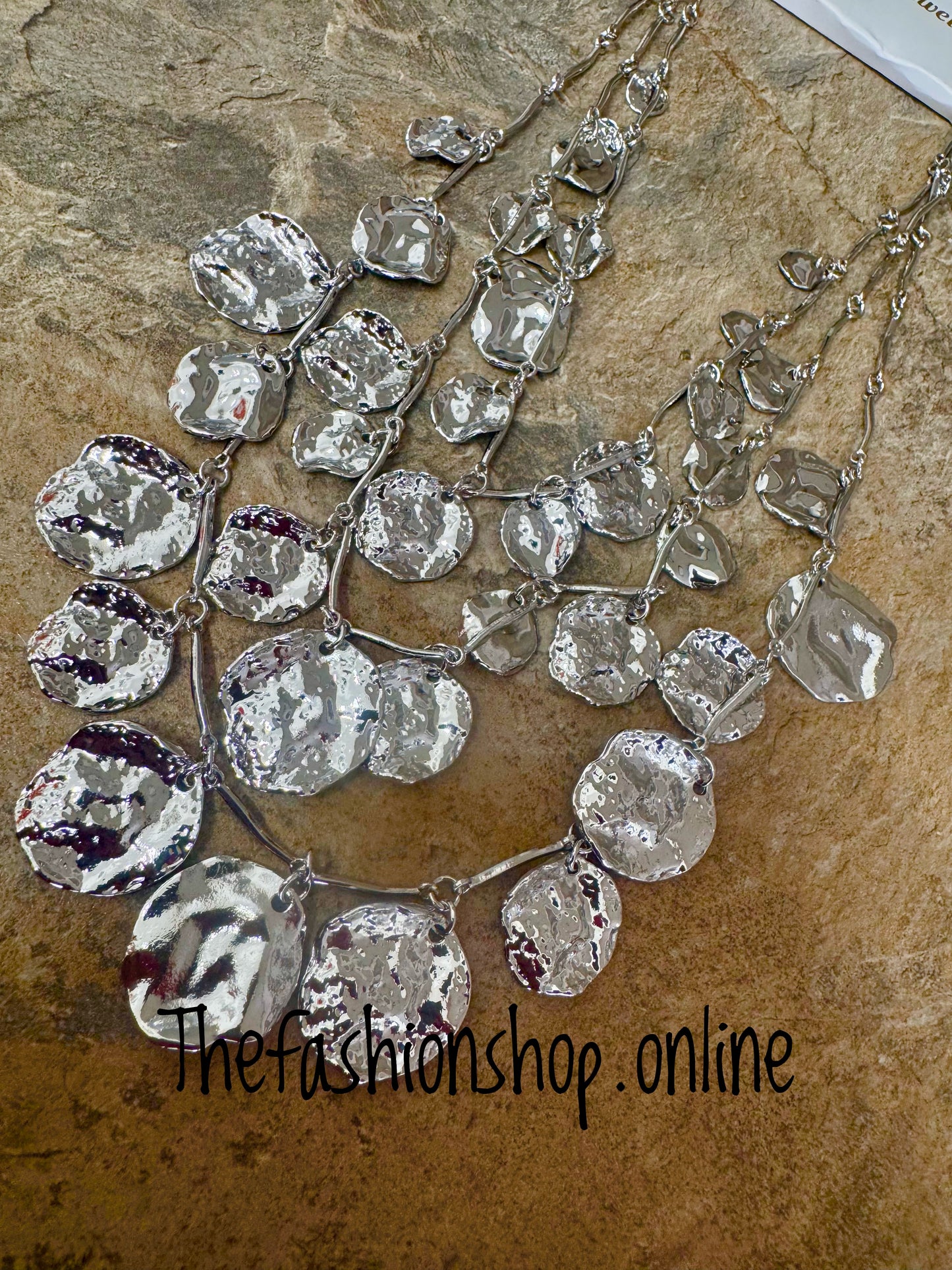 Silver Shakira 3 Necklace