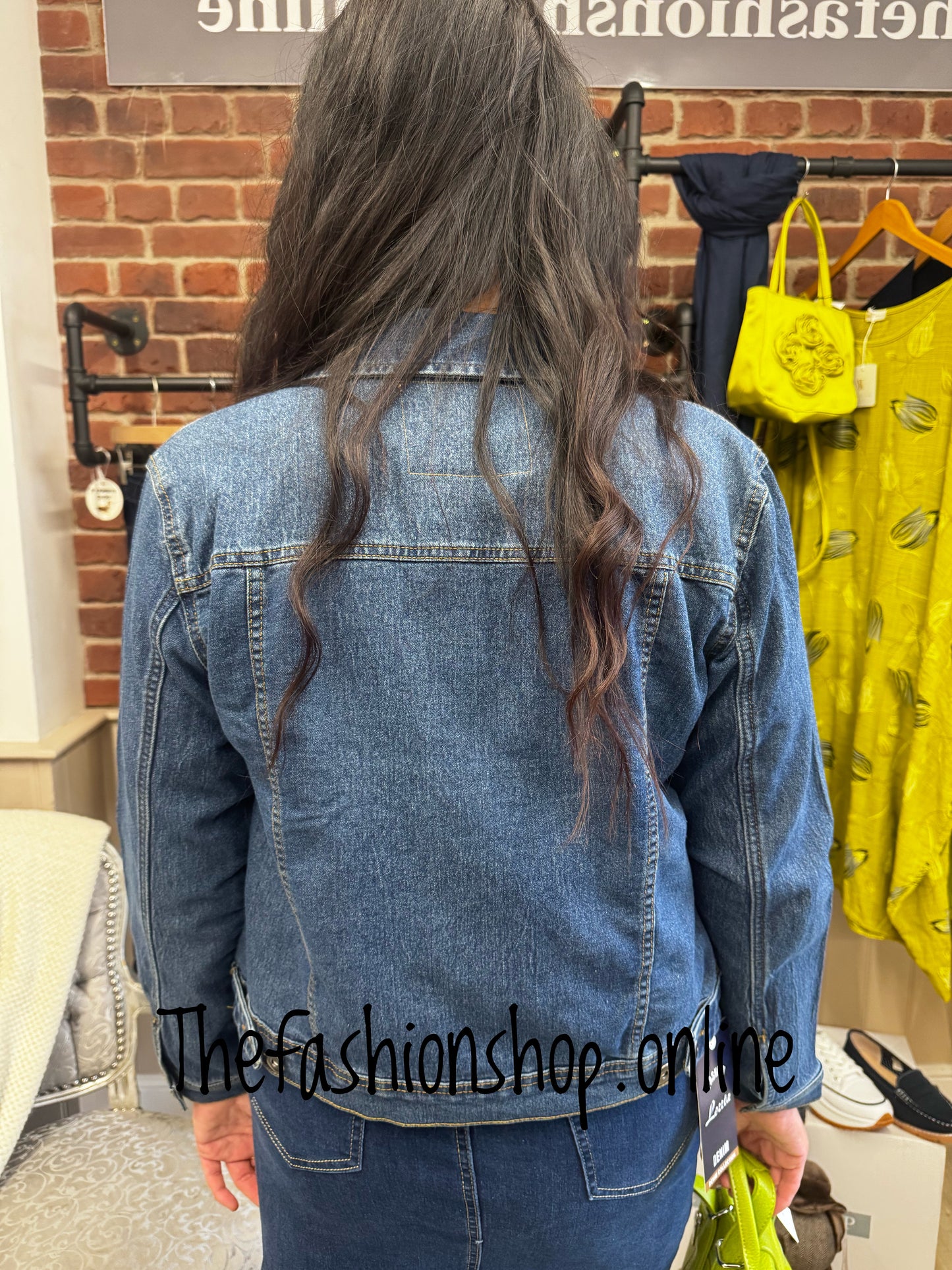Kurt Muller dark denim cotton jacket sizes 8-20