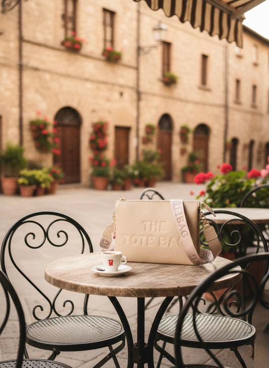 Lara The Tote cross body bag - beige