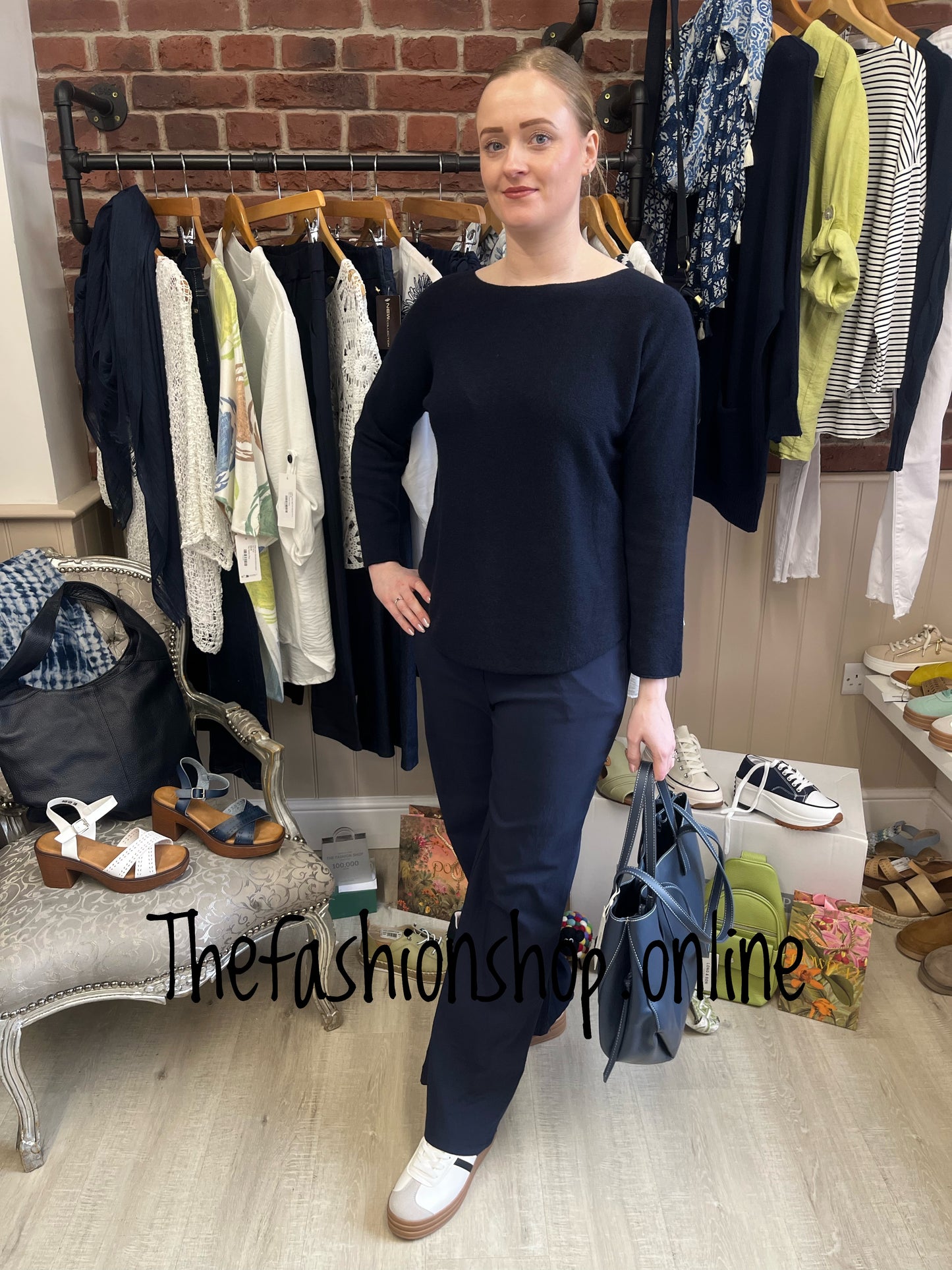 Dina navy soft jumper 10-16