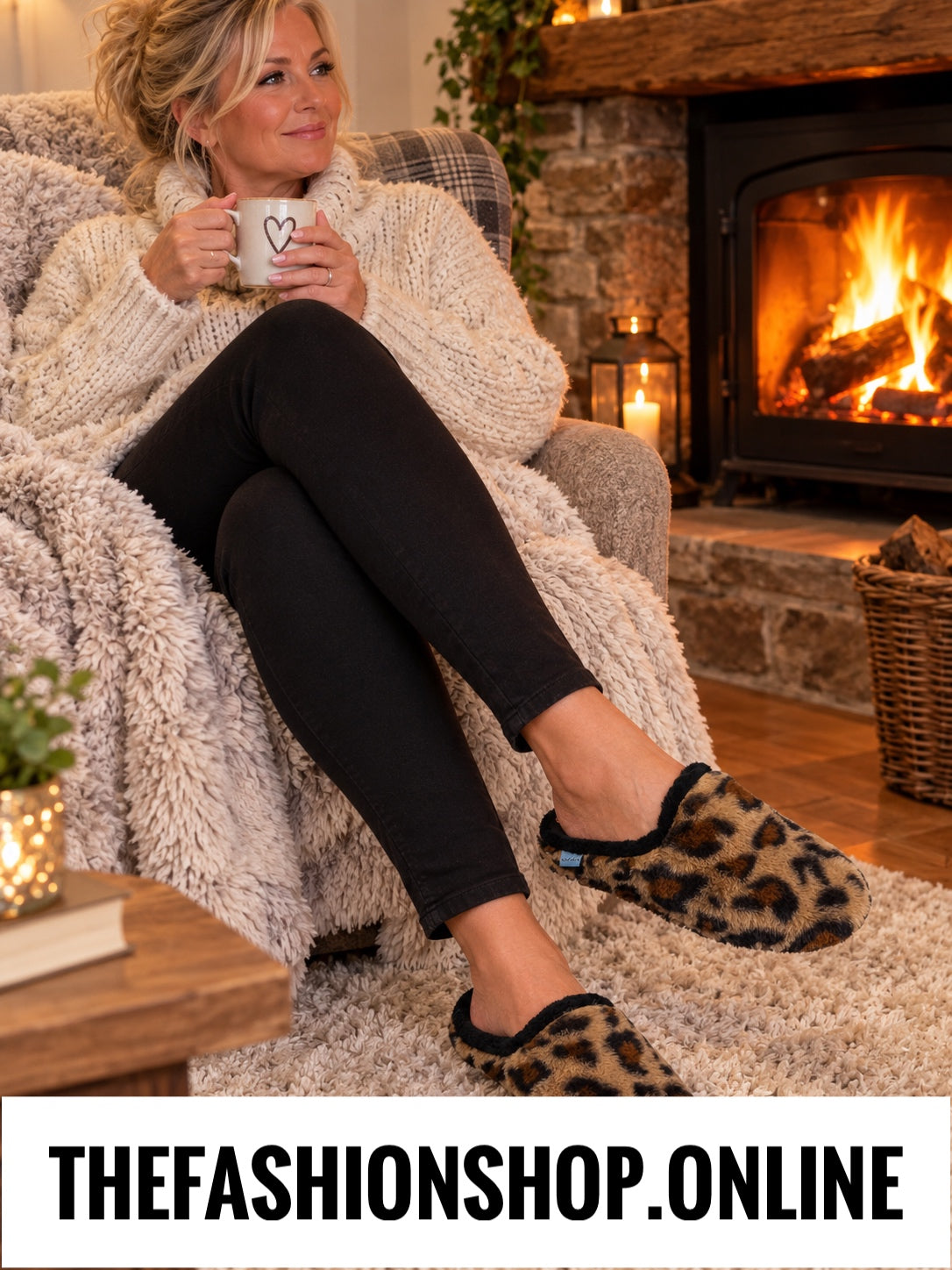 Lunar Celine tan mule slippers sizes 4-8 (37-41)