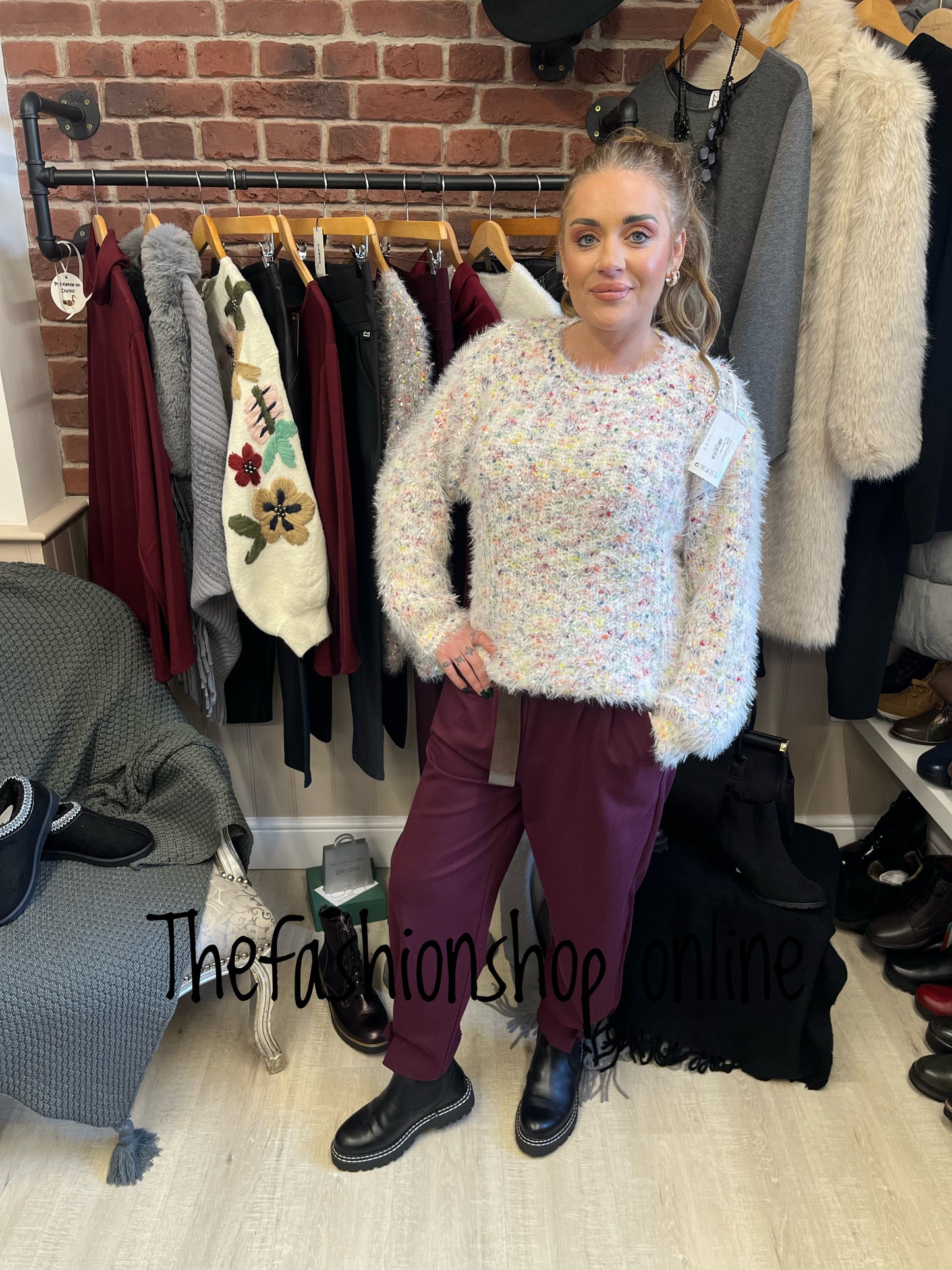 Chloe white jumper 8-16