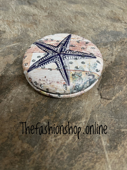 Sarah Tempest starfish compact mirror