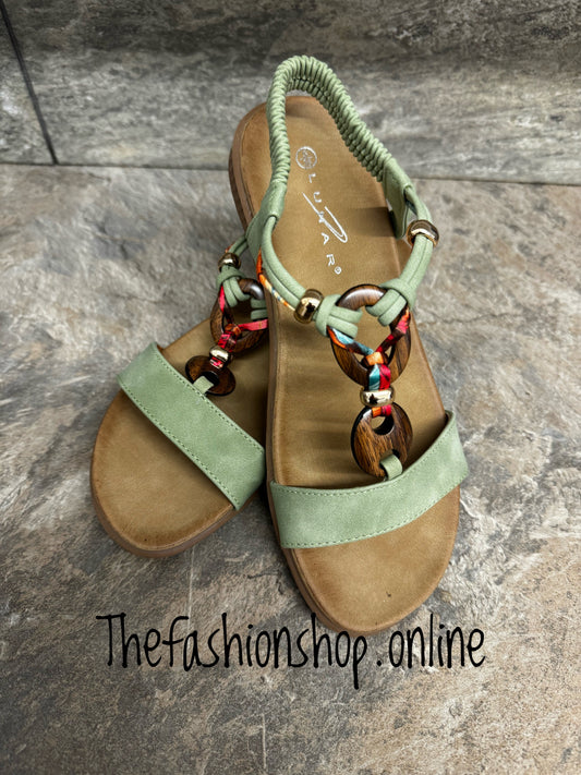 Lunar Brava khaki sandal sizes 4-8