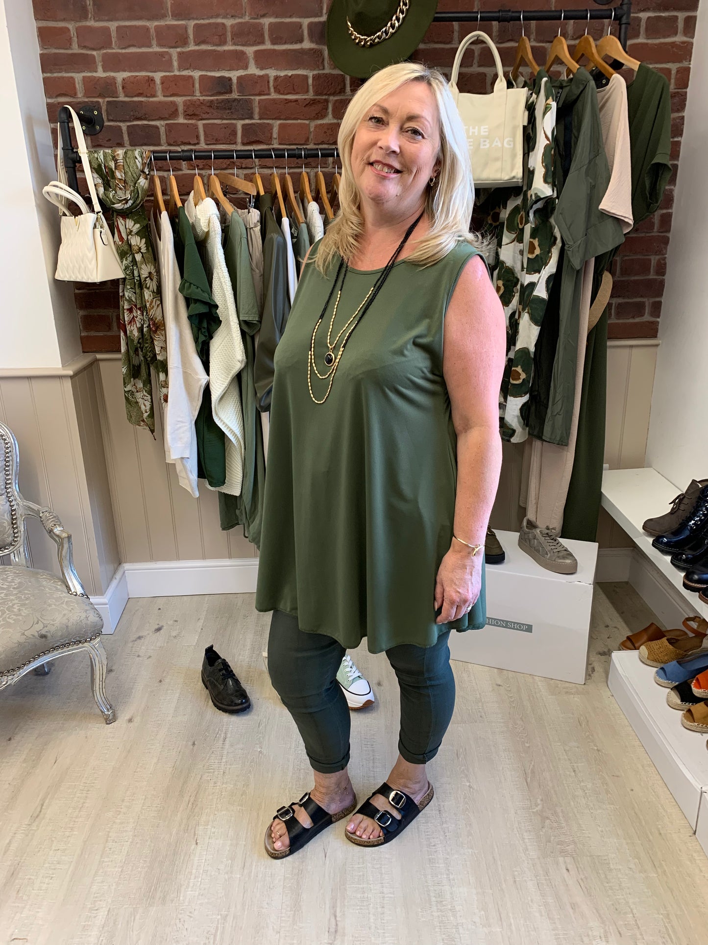Khaki soft vest 16-22