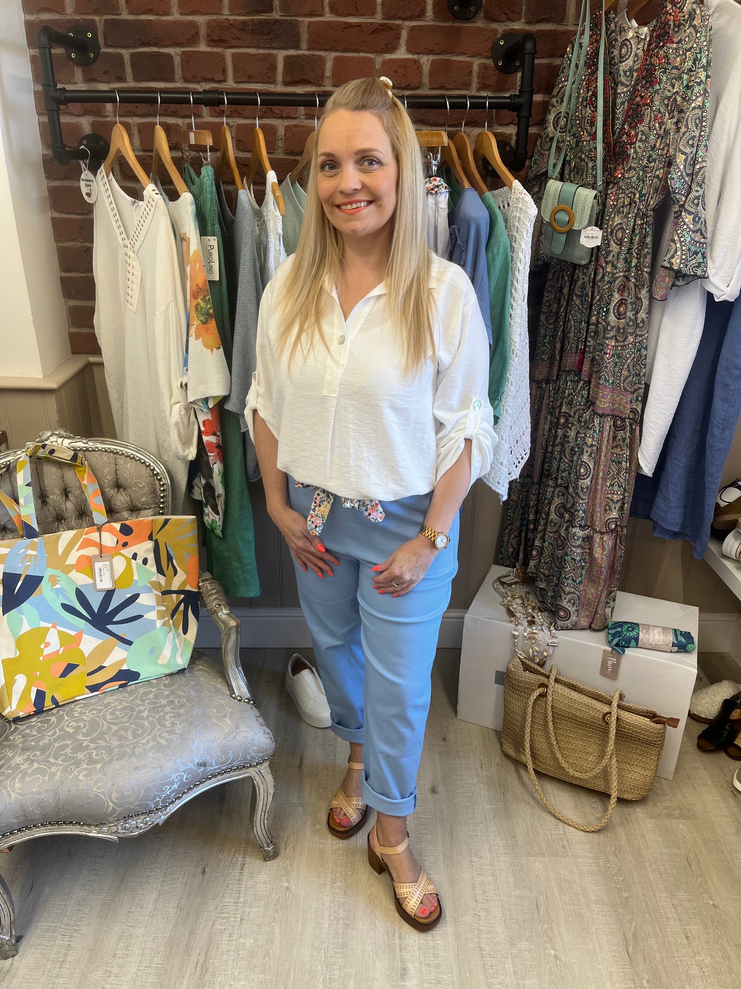 Heidi white blouse 10-16