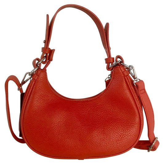 Tara Red Turn Lock Handle Bag with Shoulder strap