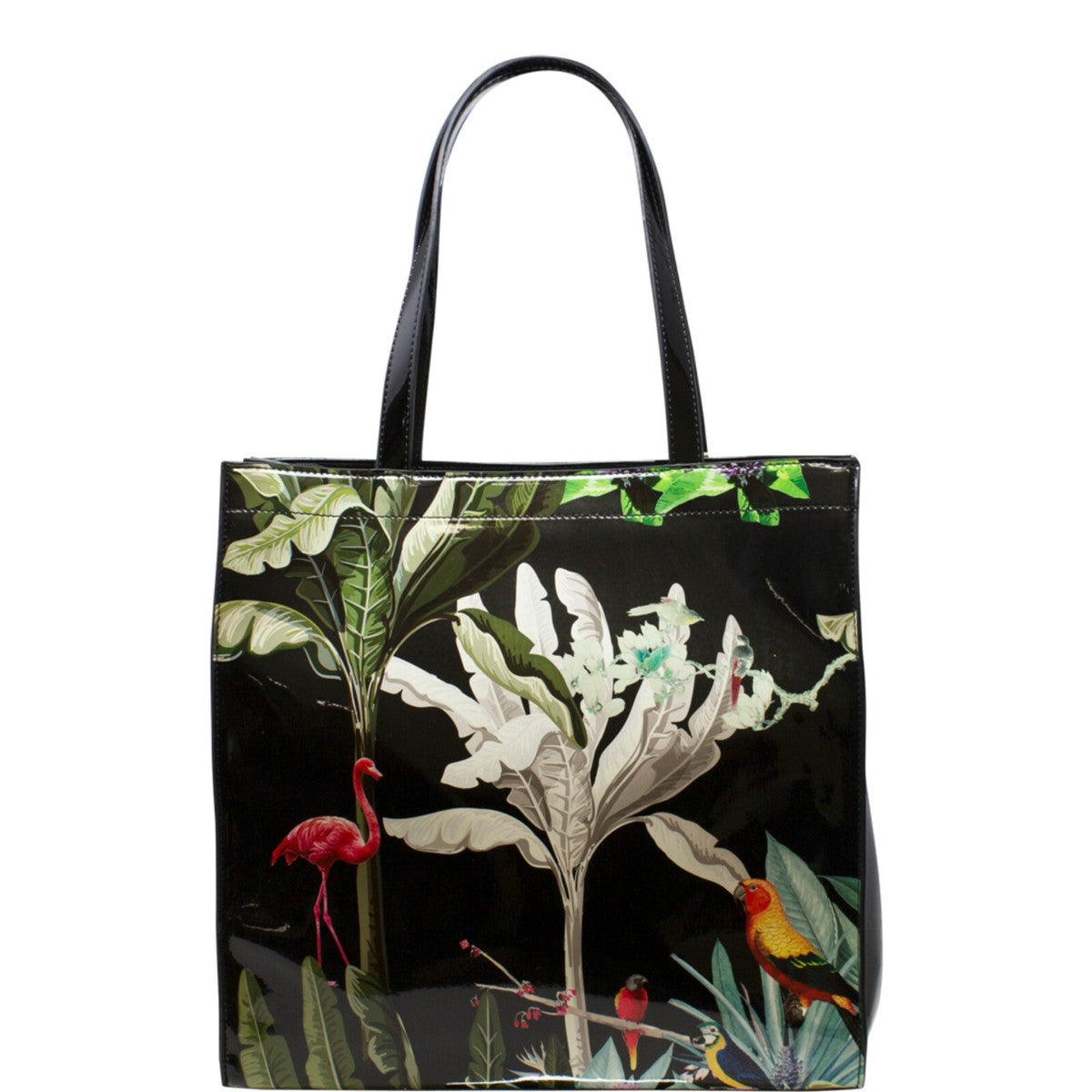 Tropical Garden Bag in Black