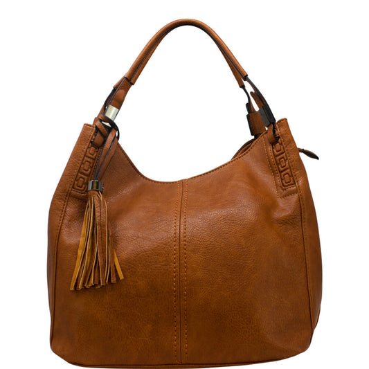 Sally Triple compartment Bag in Tan