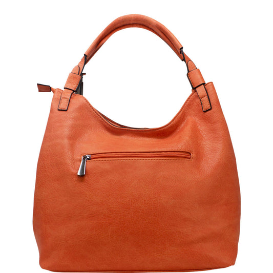 Sally Triple compartment Bag in Orange
