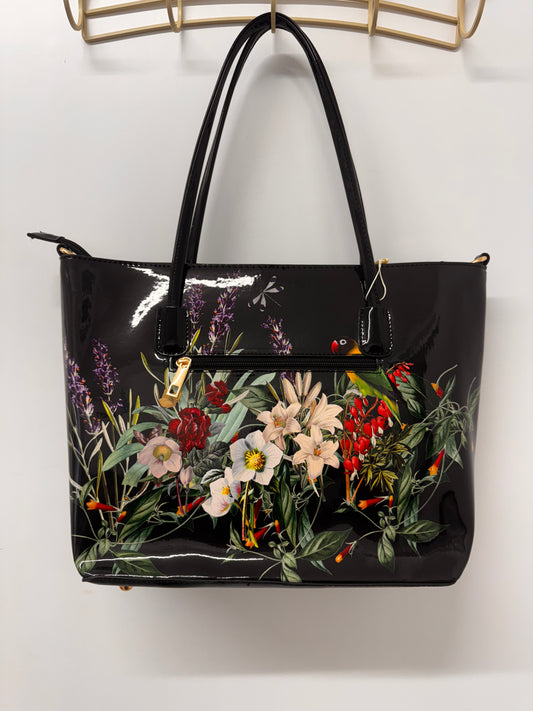 Spring Garden Tote bag In Black