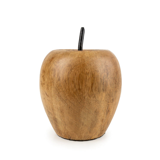 Candlelight Mango Wood Apple Ornament