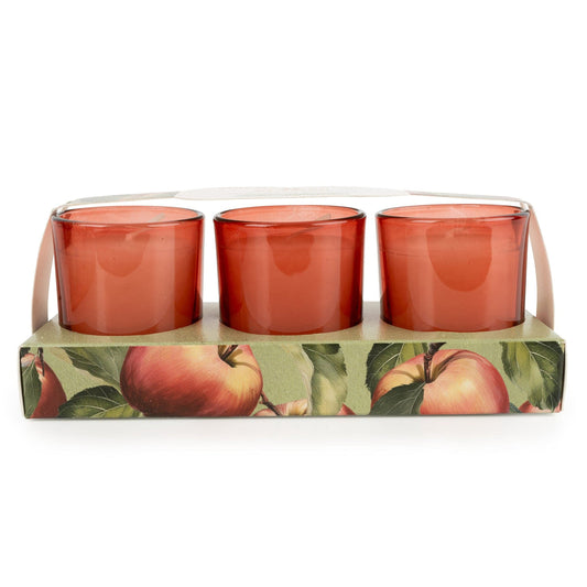 Candlelight Set of 3 Voltives Orchard Apple and Nutmeg