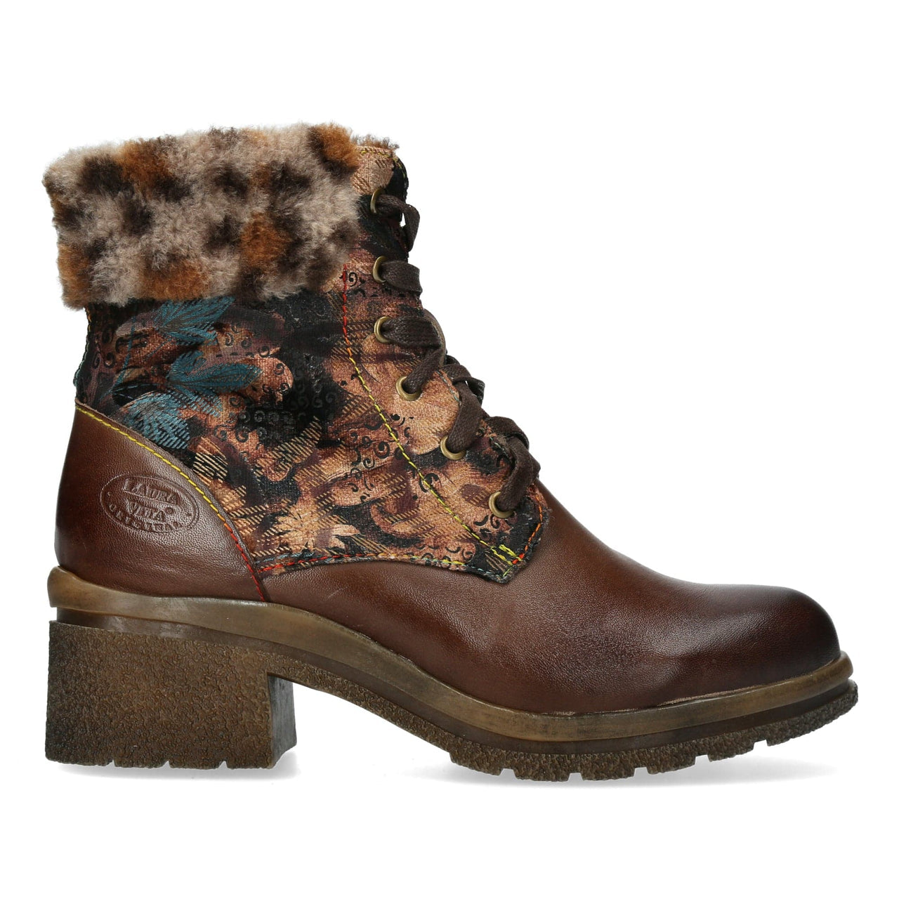 Laura Vita Kalineo Leather Choco Brown boots sizes 4-9(37-42)