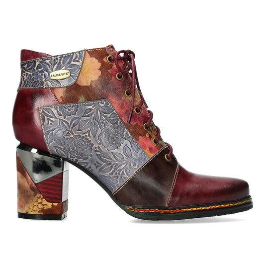 Laura Vita Maevao Leather Wine boots sizes 4-8 (37-41)