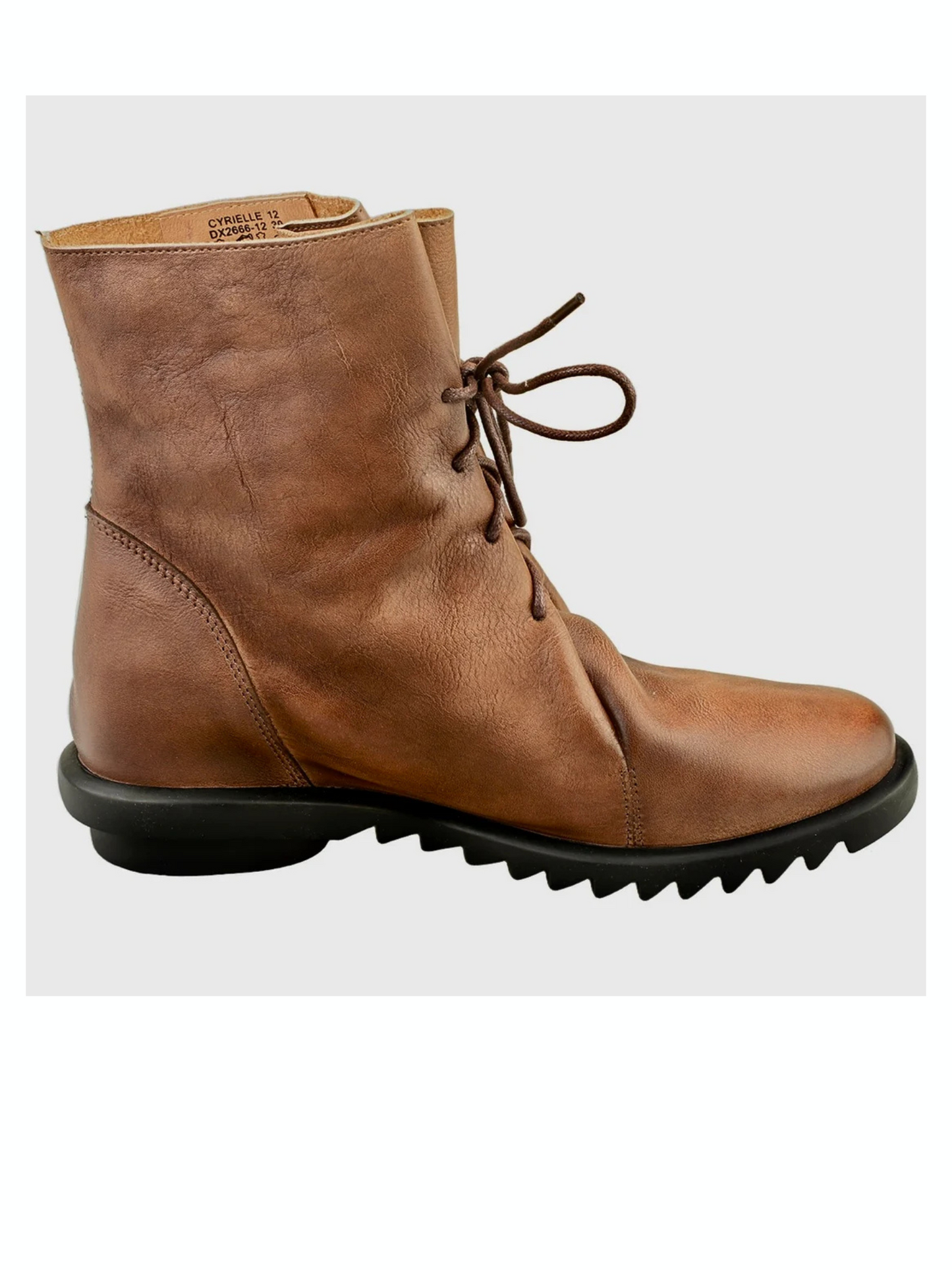 Laura Vita Cyrielle Choco leather boots sizes 4-8 (37-41)