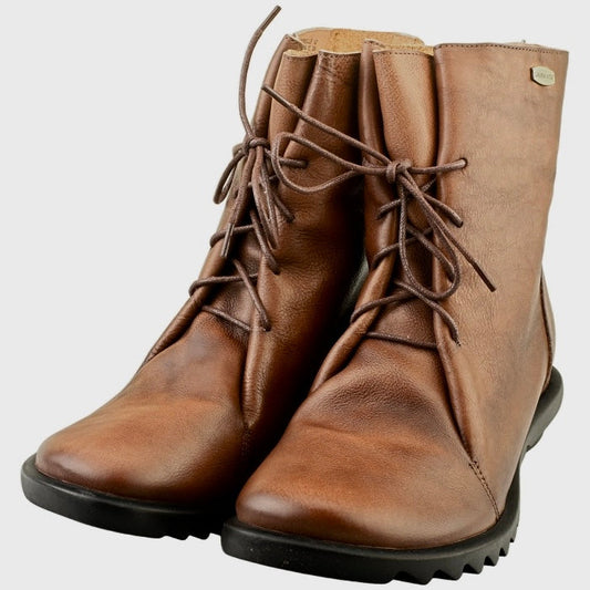 Laura Vita Cyrielle Choco leather boots sizes 4-8 (37-41)