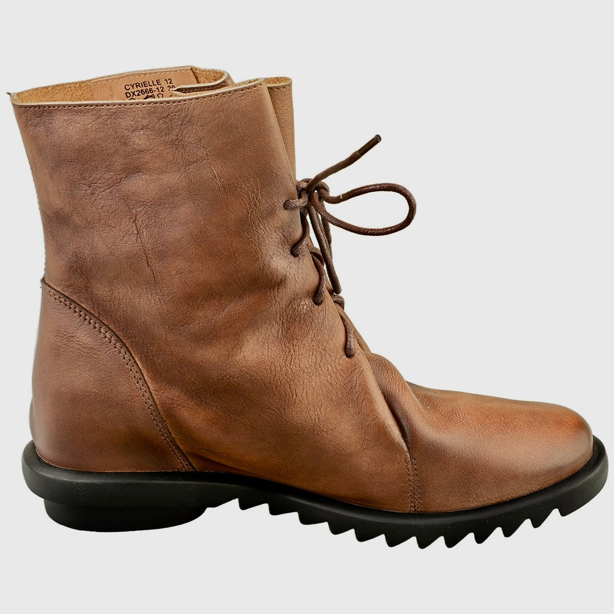 Laura Vita Cyrielle Choco leather boots sizes 4-8 (37-41)