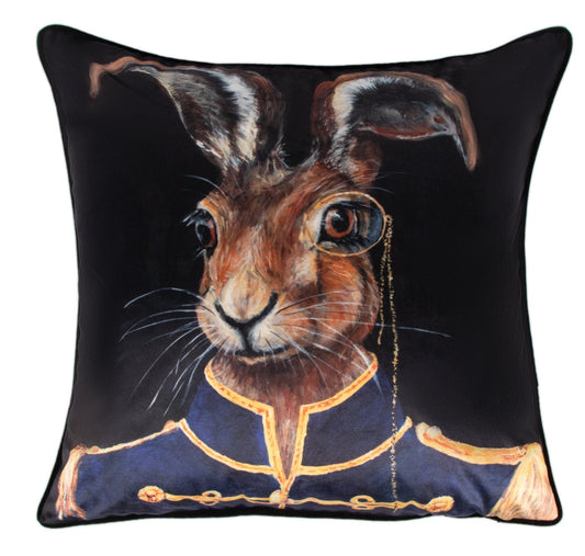 Malini stunning Henley Hare Cushion with filling 45cmx45cm