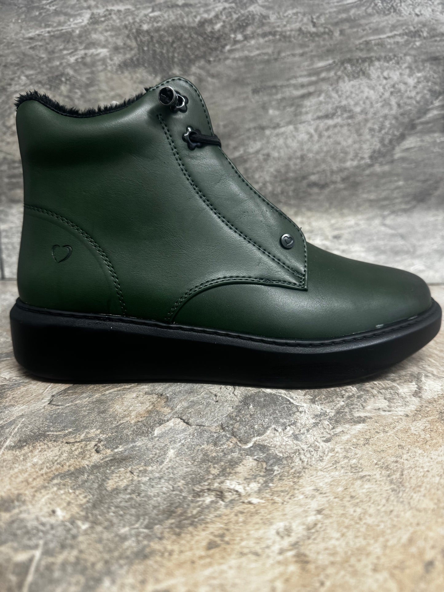 Heavenly Feet Petra Forest ankle boots sizes 4-8 (EU37-42)