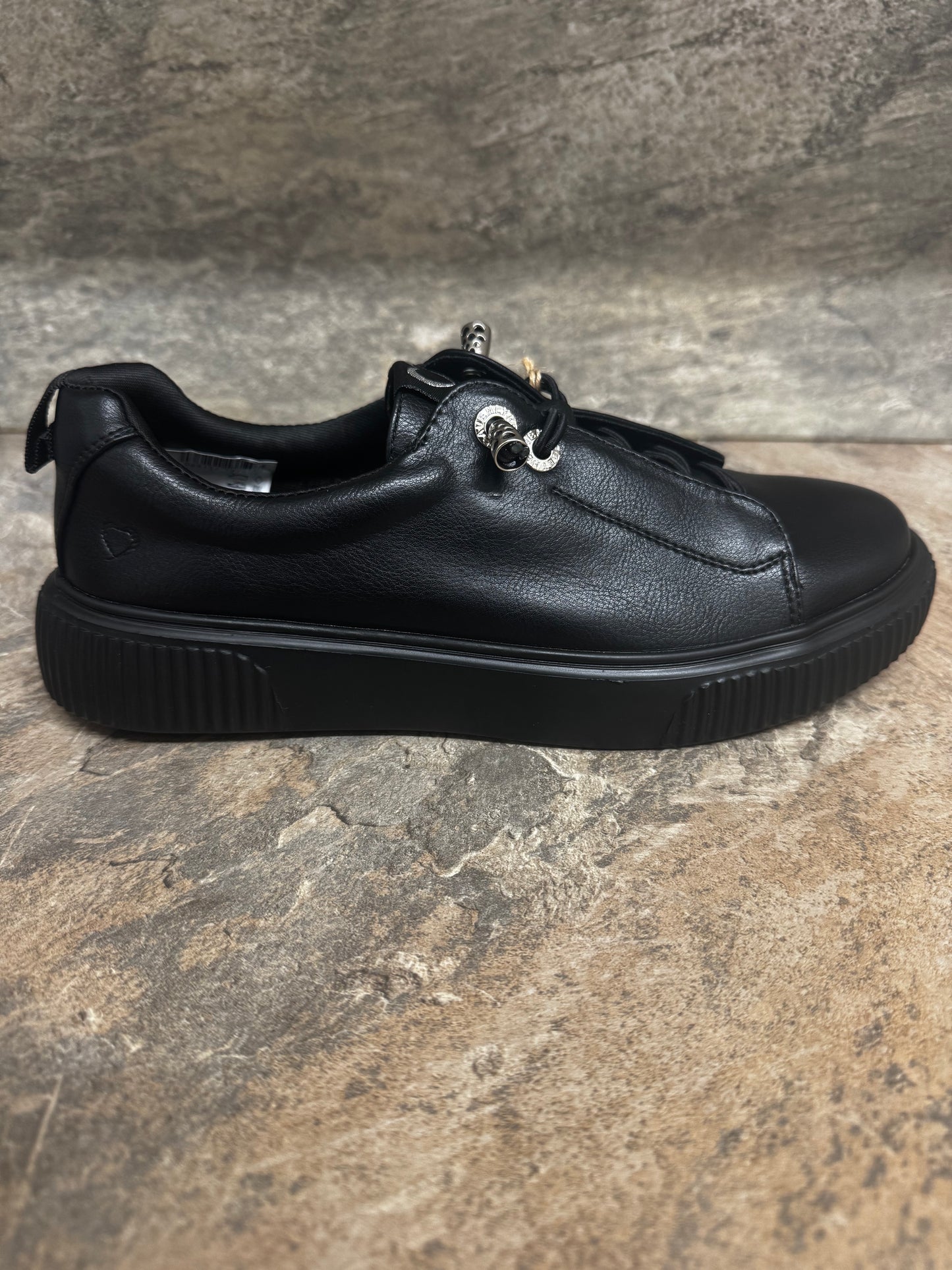 Heavenly Feet black petal litesole trainers sizes 4-8 (EU 37-42)