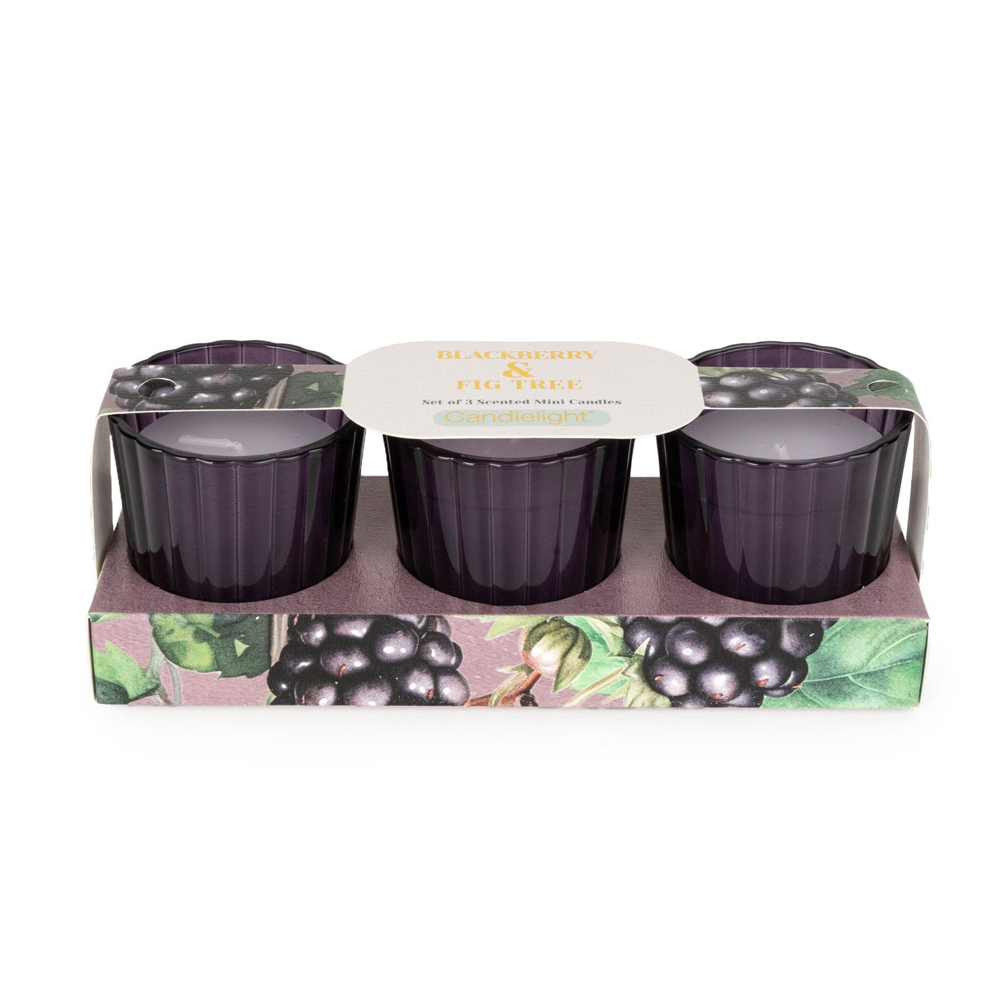 Candlelight Set of 3 Voltives Blackberry and Fig Tree