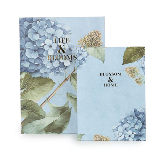 Candlelight Set of 2 book boxes Florals Hydrangea and Jasmine