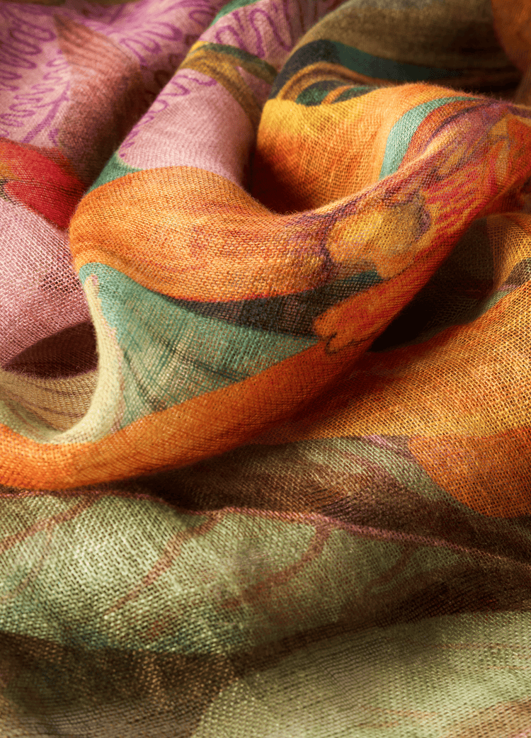 Powder Botany Bliss Linen Cotton Scarf Lavender