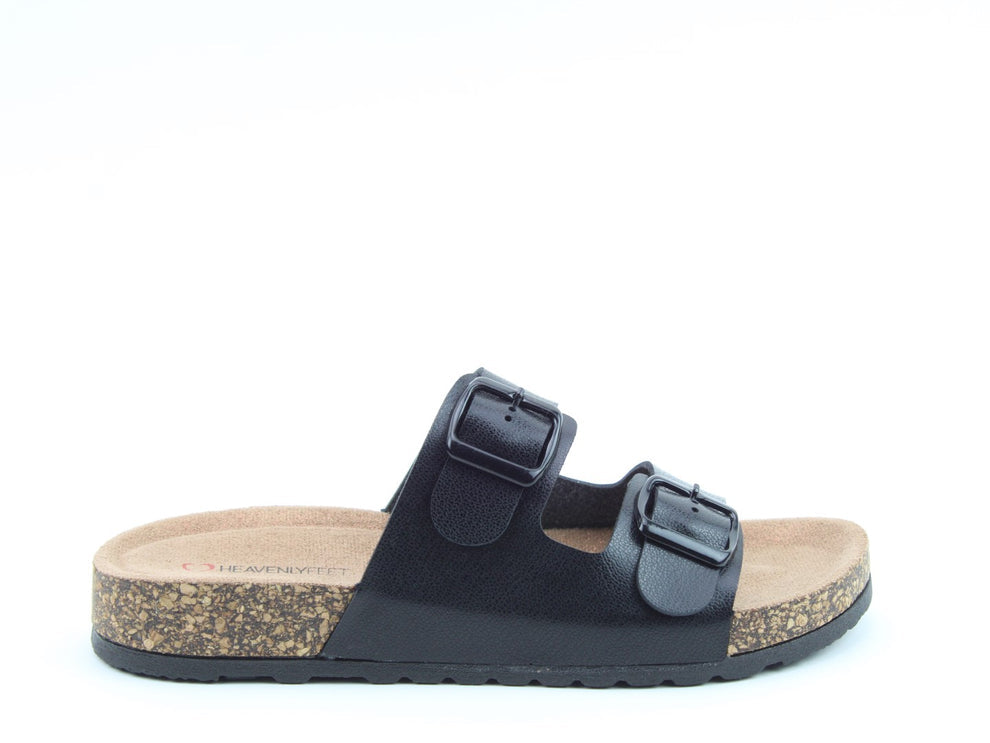 Heavenly Feet Harmony 2 black sandal sizes 4-7 (37-41)