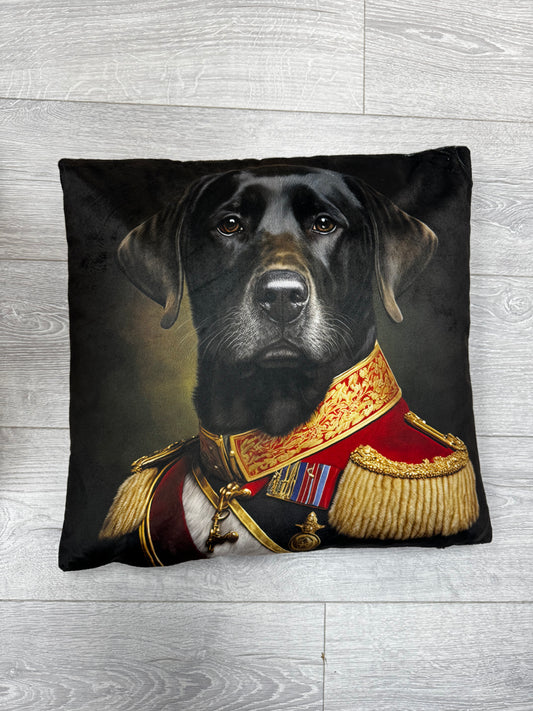 Top Dog Cushion Black Labrador